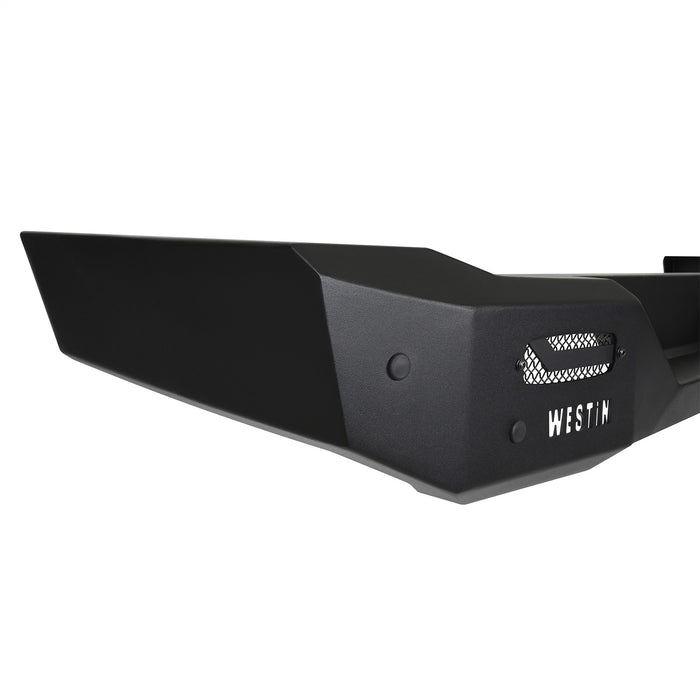 Westin 58-421255 Pro-Series Rear Bumper; Textured Black; Steel; - Truck Part Superstore