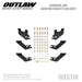 Westin 58-52775 Outlaw Nerf Step Bars; Textured Black; For Double Cab; - Truck Part Superstore