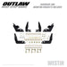 Westin 58-53565 Outlaw Nerf Step Bars; Textured Black; - Truck Part Superstore