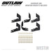 Westin 58-53725 Outlaw Nerf Step Bars; Textured Black; - Truck Part Superstore
