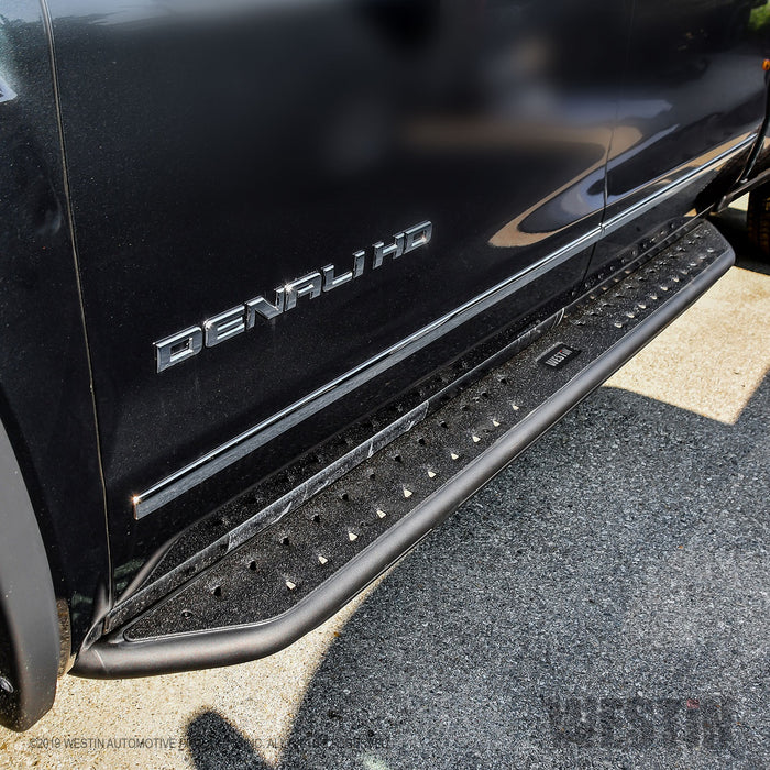 Westin 58-53725 Outlaw Nerf Step Bars; Textured Black; - Truck Part Superstore