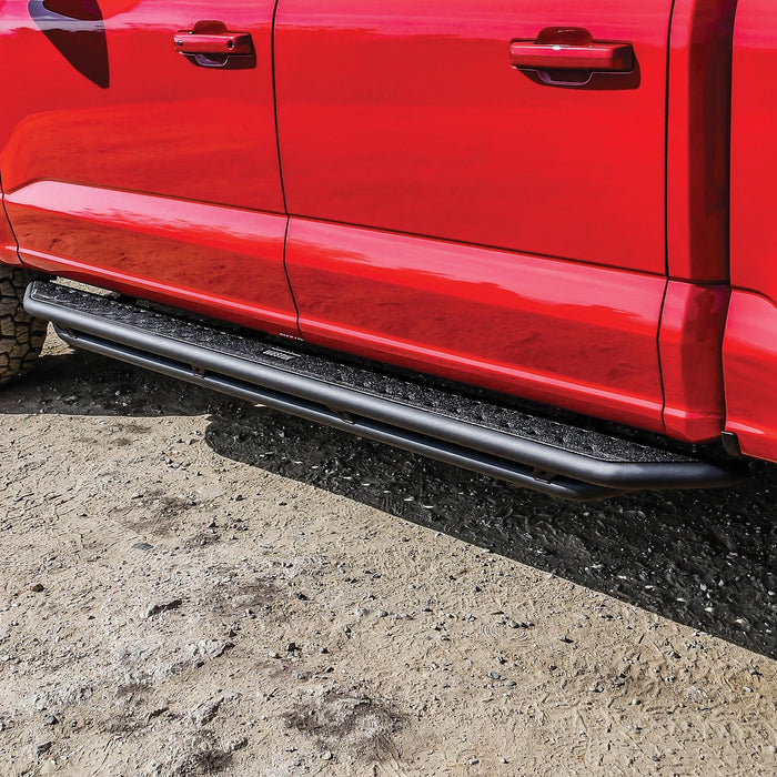 Westin 58-53945 Outlaw Nerf Step Bars; Textured Black; For Super Crew Cab; - Truck Part Superstore