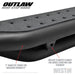 Westin 58-54135 Outlaw Nerf Step Bars; Textured Black; - Truck Part Superstore
