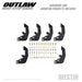 Westin 58-54135 Outlaw Nerf Step Bars; Textured Black; - Truck Part Superstore