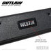 Westin 58-54165 Outlaw Nerf Step Bars; Textured Black; Steel; - Truck Part Superstore
