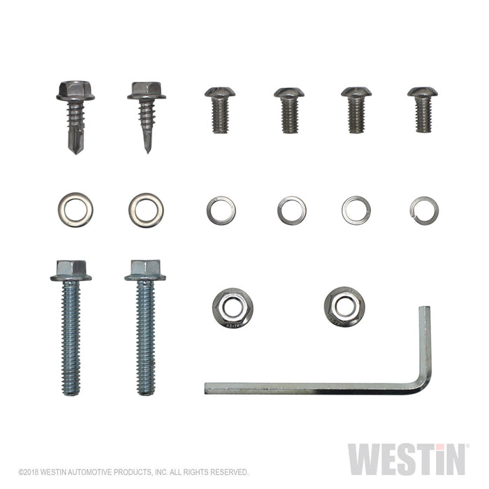 Westin 58-60055 Outlaw Bumper License Plate Mount; Textured Black; - Truck Part Superstore