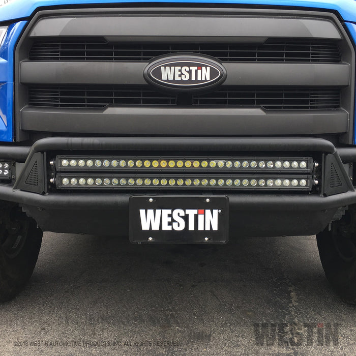 Westin 58-60055 Outlaw Bumper License Plate Mount; Textured Black; - Truck Part Superstore