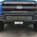Westin 58-60055 Outlaw Bumper License Plate Mount; Textured Black; - Truck Part Superstore
