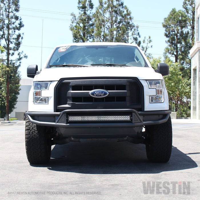 Westin 58-61015 Outlaw Front Bumper; Textured Black; - Truck Part Superstore