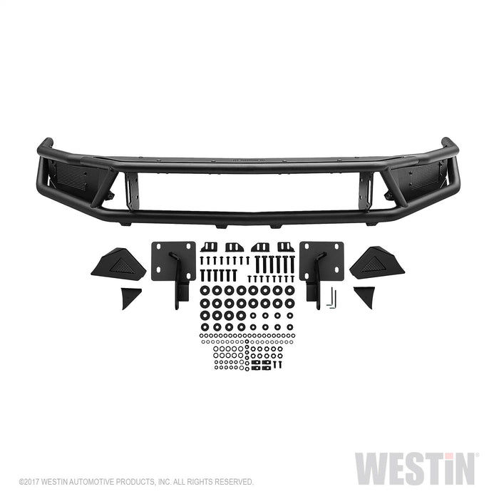 Westin 58-61025 Outlaw Front Bumper; Textured Black; - Truck Part Superstore