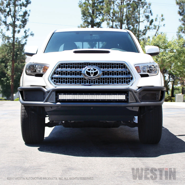 Westin 58-61045 Outlaw Front Bumper; Textured Black; - Truck Part Superstore