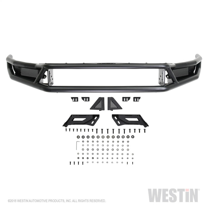 Westin 58-61055 Outlaw Front Bumper; Textured Black; - Truck Part Superstore
