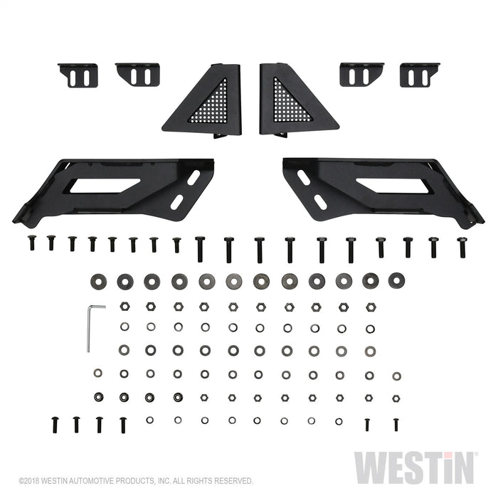 Westin 58-61055 Outlaw Front Bumper; Textured Black; - Truck Part Superstore