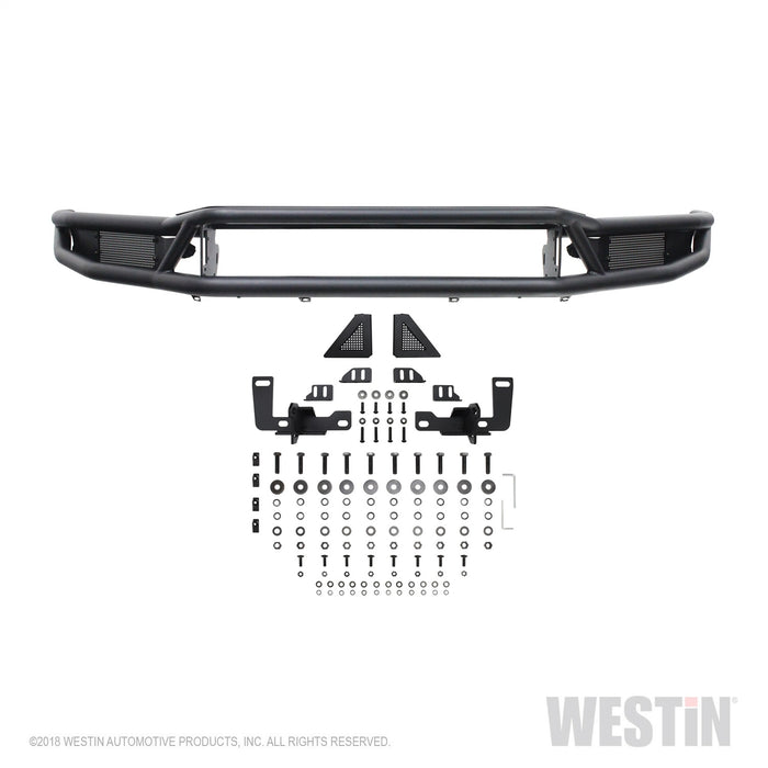 Westin 58-61065 Outlaw Front Bumper; Textured Black; - Truck Part Superstore