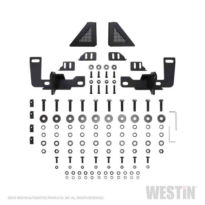 Westin 58-61065 Outlaw Front Bumper; Textured Black; - Truck Part Superstore