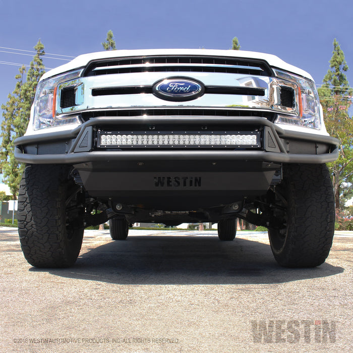Westin 58-61065 Outlaw Front Bumper; Textured Black; - Truck Part Superstore