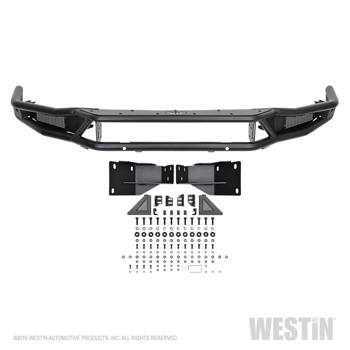 Westin 58-61075 Outlaw Front Bumper; Textured Black; - Truck Part Superstore