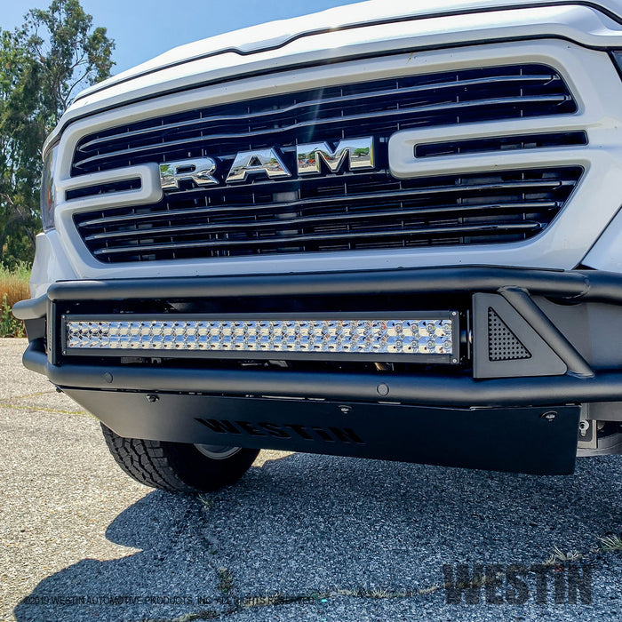 Westin 58-61075 Outlaw Front Bumper; Textured Black; - Truck Part Superstore