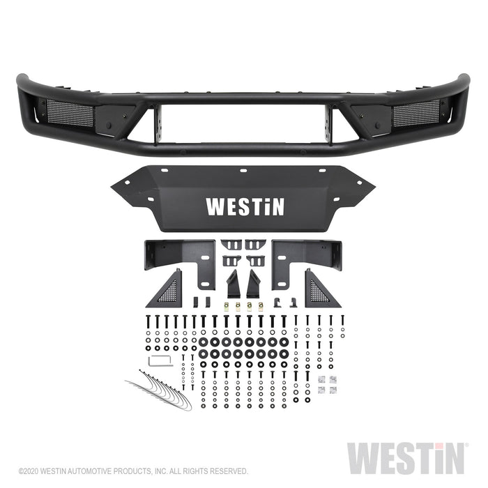 Westin 58-61085 Outlaw Front Bumper; Textured Black; - Truck Part Superstore