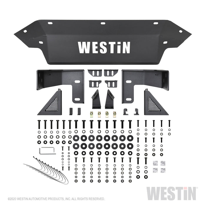 Westin 58-61085 Outlaw Front Bumper; Textured Black; - Truck Part Superstore