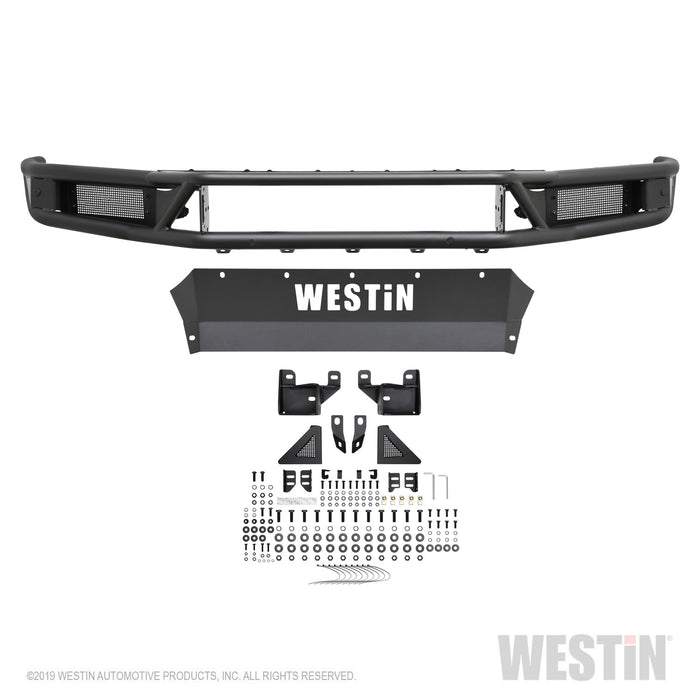 Westin 58-61215 Outlaw Front Bumper; Textured Black; - Truck Part Superstore