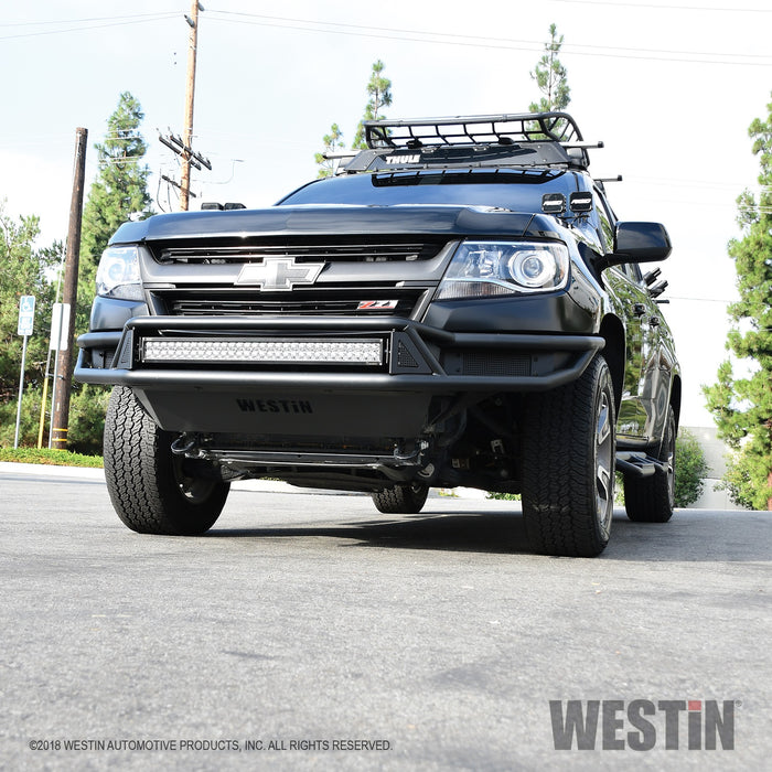 Westin 58-71055 Outlaw Bumper Skid Plate; Textured Black; - Truck Part Superstore