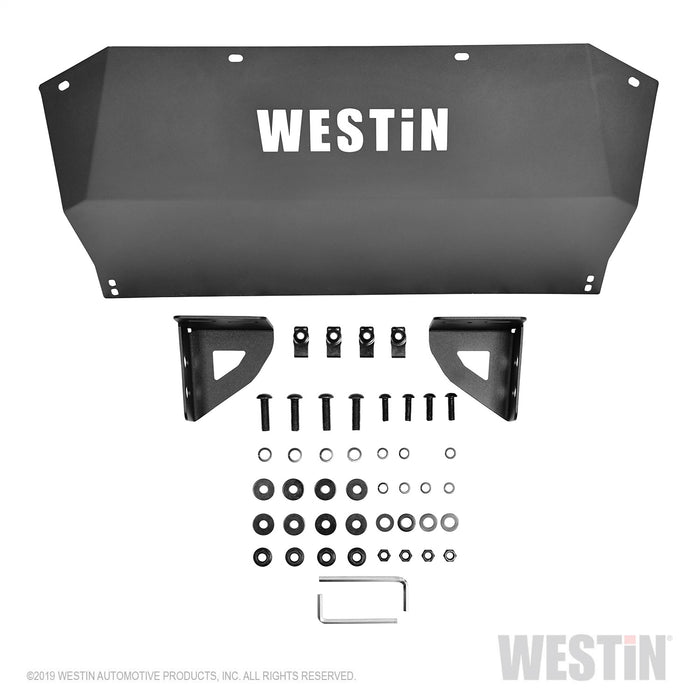 Westin 58-71075 Outlaw Bumper Skid Plate; Textured Black; - Truck Part Superstore