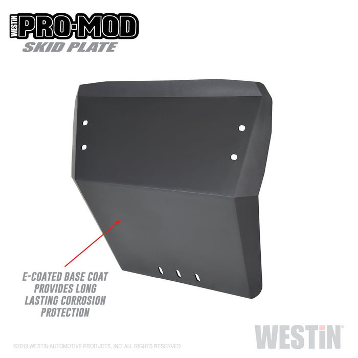 Westin 58-71085 Outlaw Bumper Skid Plate; Textured Black; - Truck Part Superstore