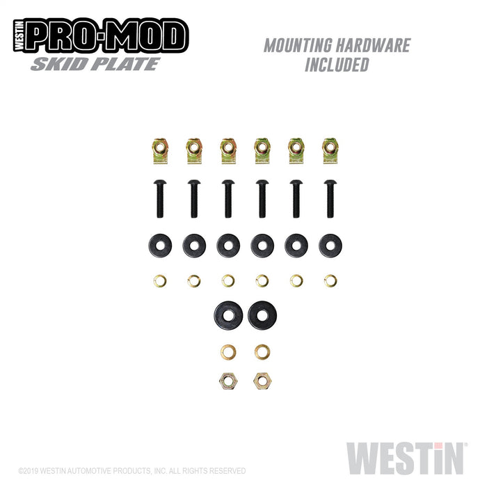 Westin 58-71155 Pro-Mod Skid Plate; Textured Black; - Truck Part Superstore