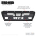 Westin 58-71165 Pro-Mod Skid Plate; Textured Black; E-coated Steel; - Truck Part Superstore