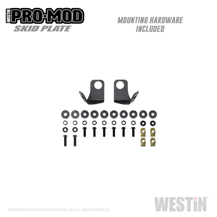 Westin 58-71165 Pro-Mod Skid Plate; Textured Black; E-coated Steel; - Truck Part Superstore