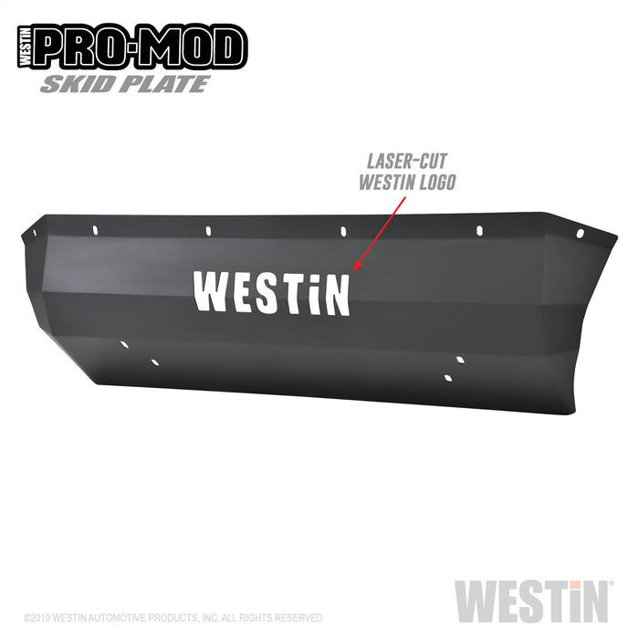 Westin 58-71175 Pro-Mod Skid Plate; Textured Black; - Truck Part Superstore