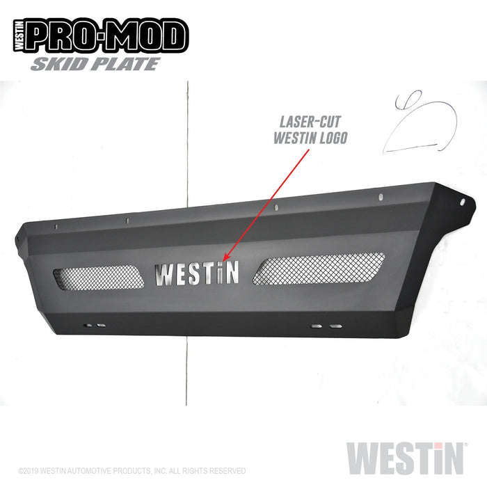 Westin 58-71205 Pro-Mod Skid Plate; Textured Black; - Truck Part Superstore