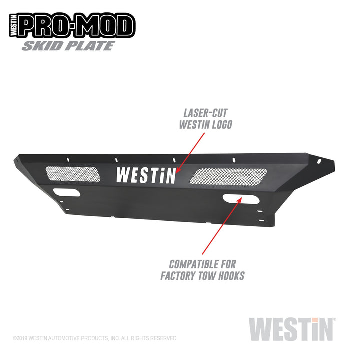 Westin 58-71225 Pro-Mod Skid Plate; Textured Black; - Truck Part Superstore