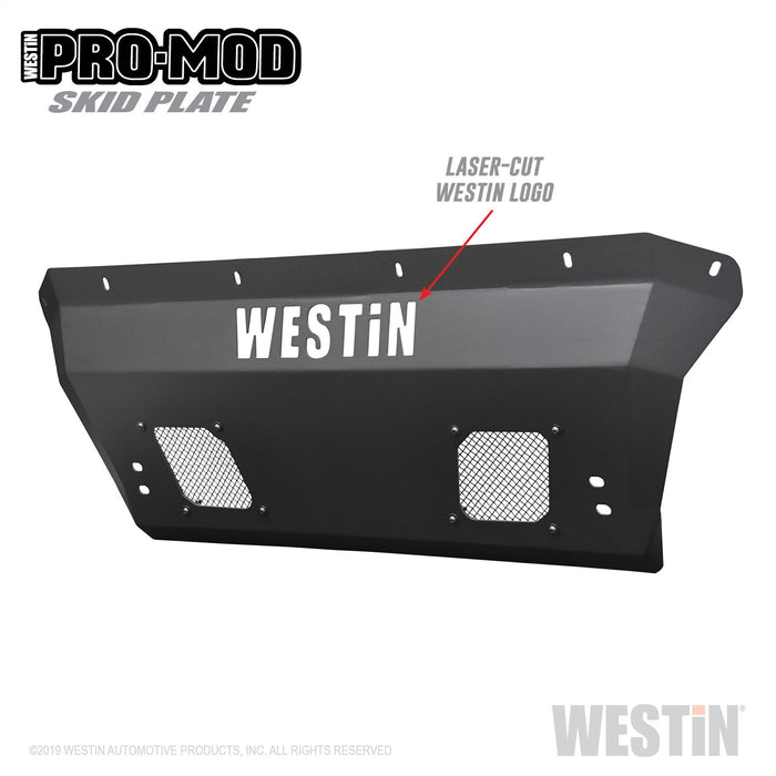 Westin 58-72005 Pro-Mod Skid Plate; Textured Black; - Truck Part Superstore