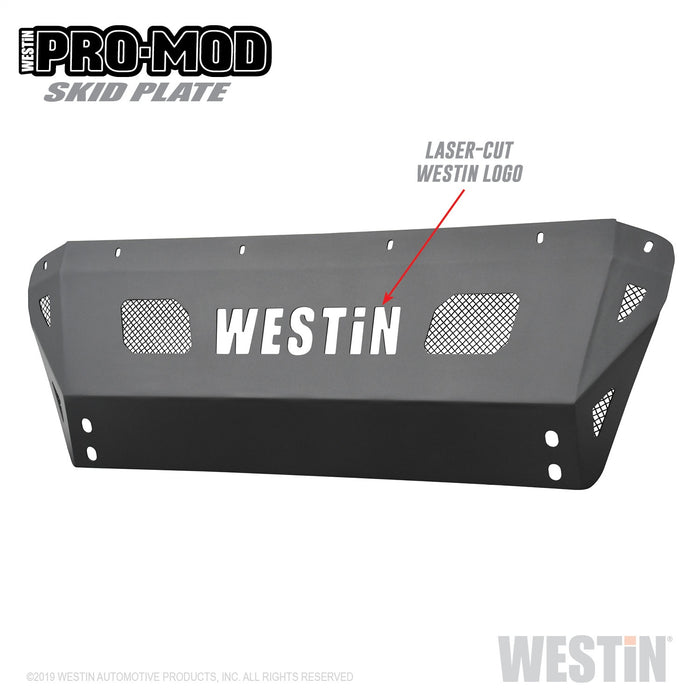 Westin 58-72015 Pro-Mod Skid Plate; Textured Black; - Truck Part Superstore