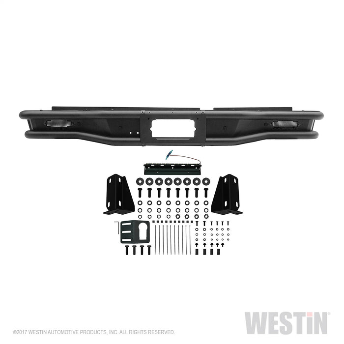 Westin 58-81025 Outlaw Rear Bumper; Textured Black; - Truck Part Superstore