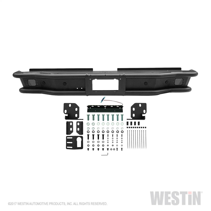 Westin 58-81035 Outlaw Rear Bumper; Textured Black; - Truck Part Superstore