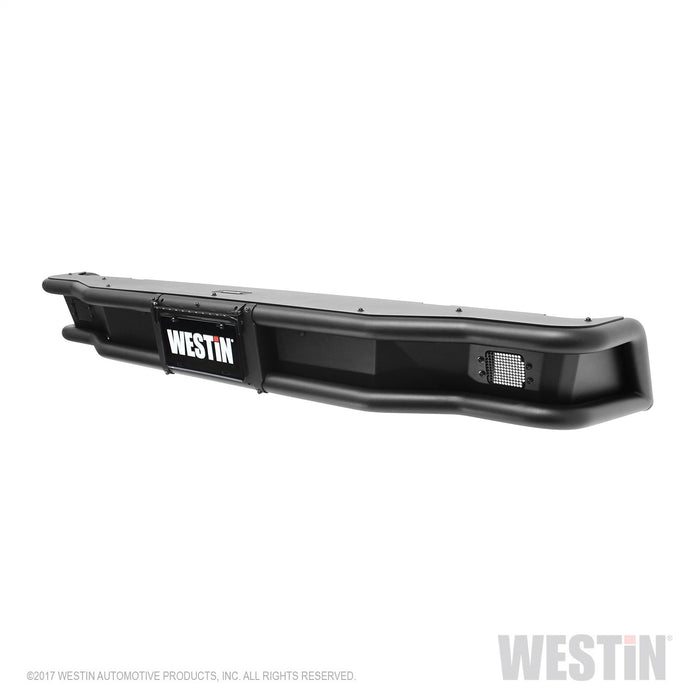 Westin 58-81045 Outlaw Rear Bumper; Textured Black; - Truck Part Superstore