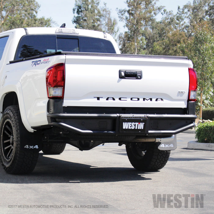 Westin 58-81045 Outlaw Rear Bumper; Textured Black; - Truck Part Superstore