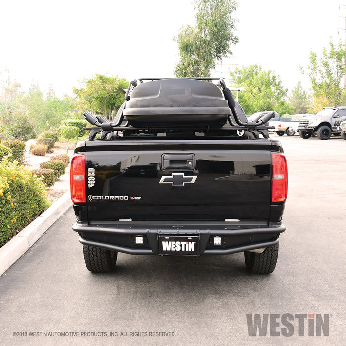 Westin 58-81055 Outlaw Rear Bumper; Textured Black; - Truck Part Superstore