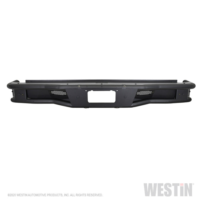 Westin 58-81215 Outlaw Rear Bumper; 2 in. Dia Tube; Steel; Textured Black; - Truck Part Superstore