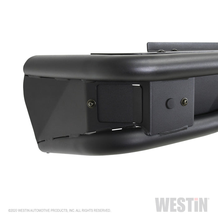 Westin 58-81215 Outlaw Rear Bumper; 2 in. Dia Tube; Steel; Textured Black; - Truck Part Superstore