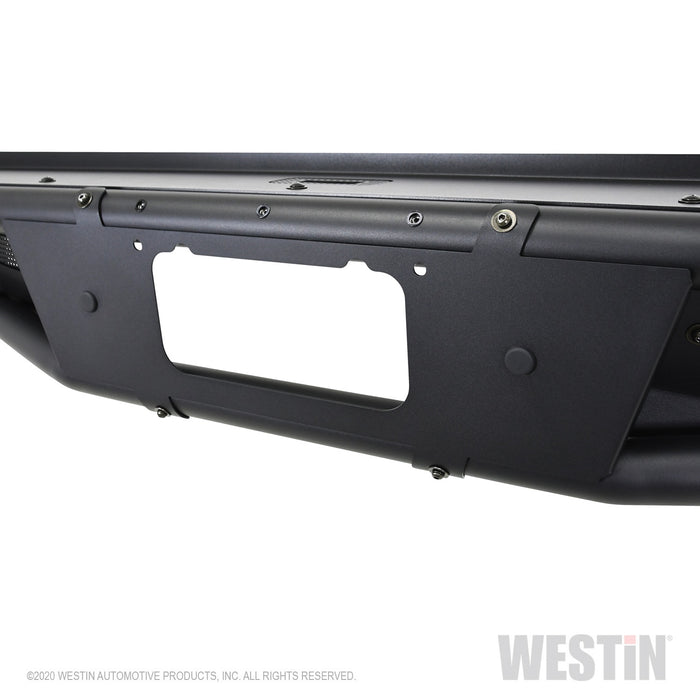 Westin 58-81215 Outlaw Rear Bumper; 2 in. Dia Tube; Steel; Textured Black; - Truck Part Superstore