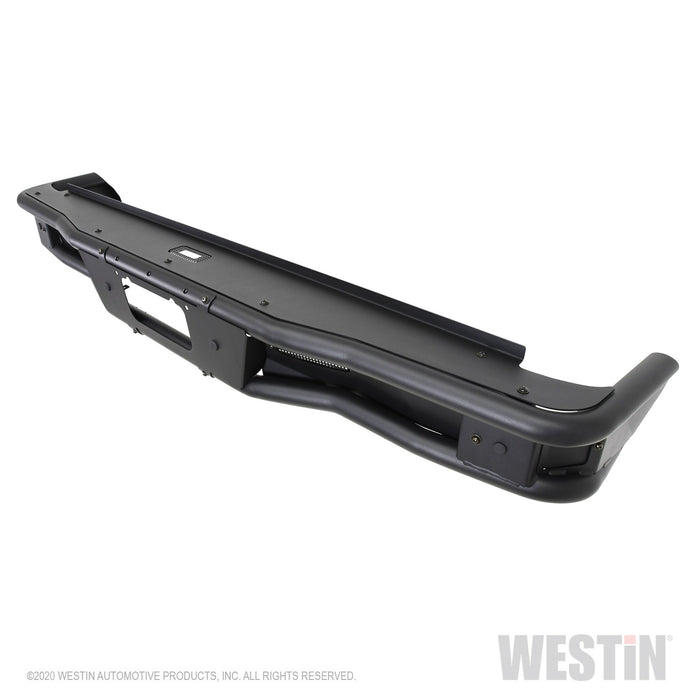 Westin 58-81215 Outlaw Rear Bumper; 2 in. Dia Tube; Steel; Textured Black; - Truck Part Superstore
