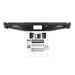 Westin 58-82025 Outlaw Rear Bumper; Textured Black; - Truck Part Superstore