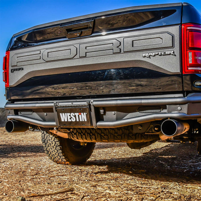 Westin 58-82025 Outlaw Rear Bumper; Textured Black; - Truck Part Superstore