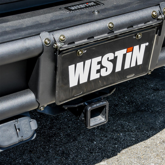 Westin 58-82025 Outlaw Rear Bumper; Textured Black; - Truck Part Superstore