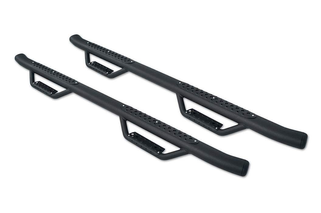 Go Rhino D44106T Dominator D4 Cab-Length Side Steps w Mounting Brackets Kit - Textured Black - Truck Part Superstore