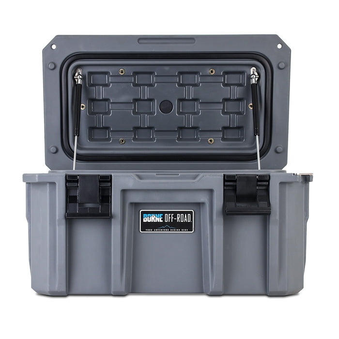 Mishimoto BNHC-053LG Borne Off-Road Hard Case, 53QT, Gunship Gray - Truck Part Superstore